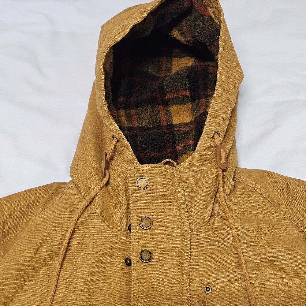 Pendleton Hooded Timber Cruiser Men's Jacket Size M Saddle color 100% Cotton - Picture 12 of 16